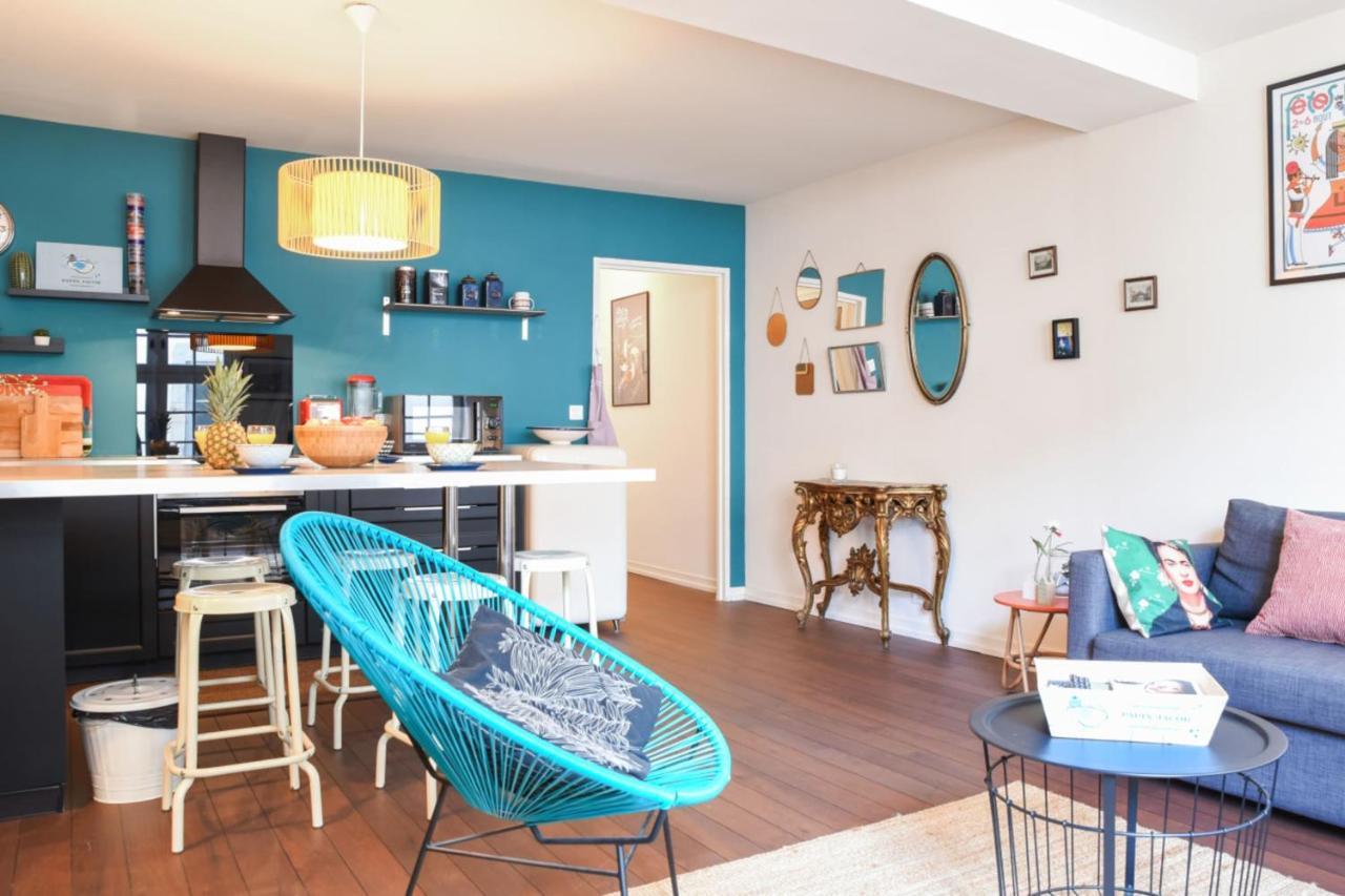 דירות Charming Flat In A Calm Street At The Historic Heart Of Bayonne - Welkeys מראה חיצוני תמונה